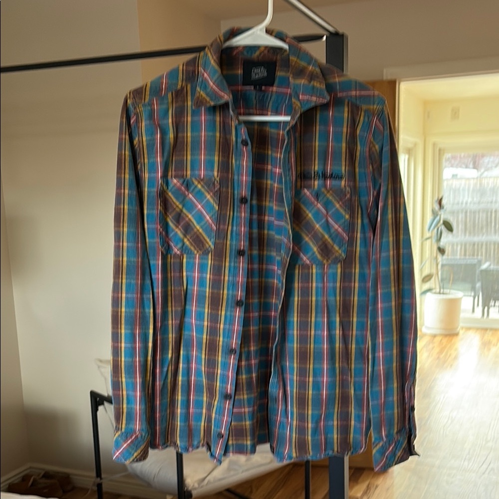 Men's Multicolor Plaid Shirt